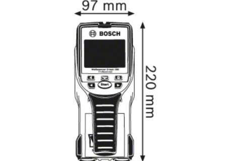 Универсальный детектор Bosch D-tect 150 Professional - аренда детектора проводки - 5