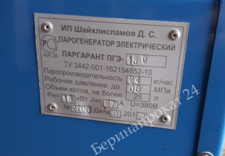 Парогенератор ПГЭ-18М мобильный в аренду - 6